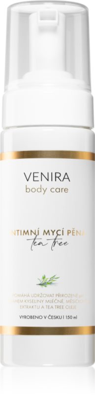 Venira Intimate Washing Foam spuma de curatare pentru igiena intima cu parfum Tea Tree 150 ml