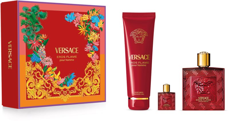 Versace Eros Flame set cadou pentru bărbați
