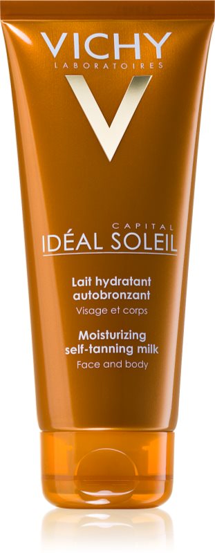 Vichy Capital Soleil lotiune hidratanta pentru bronzare pentru fata si corp 100 ml