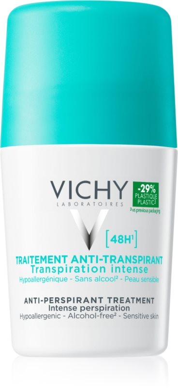 Vichy Deodorant 48h antiperspirant roll-on impotriva transpiratiei excesive 48h 50 ml