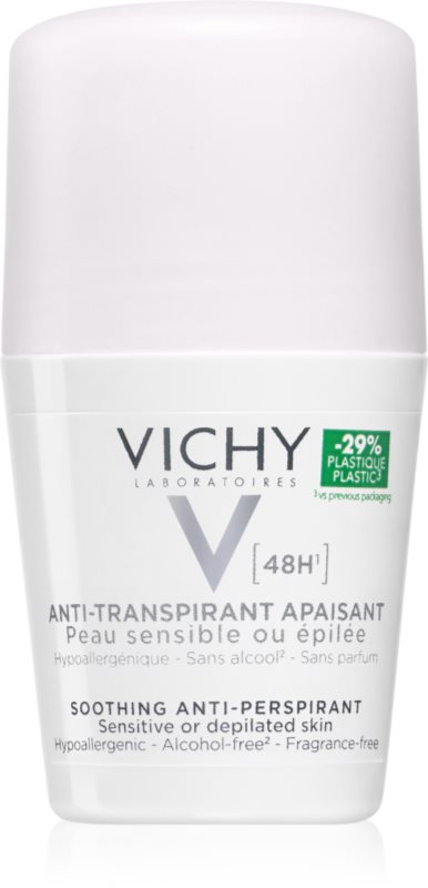 Vichy Deodorant 48h Deodorant roll-on pentru piele sensibila si iritata 50 g
