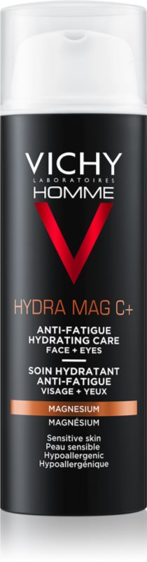 Vichy Homme Hydra-Mag C tratament de hidratare împotriva semnelor de oboseală pe zona feței și a ochilor 50 ml