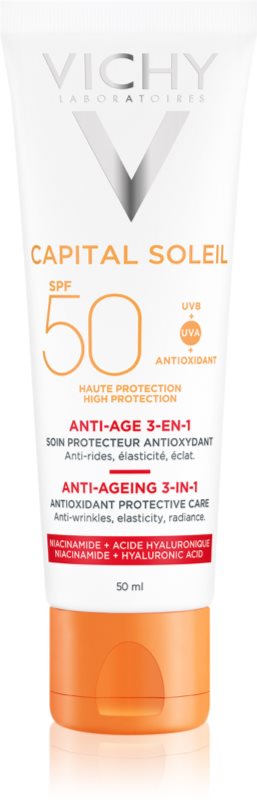 Vichy Capital Soleil crema protectoare impotriva imbatranirii pielii SPF 50 50 ml