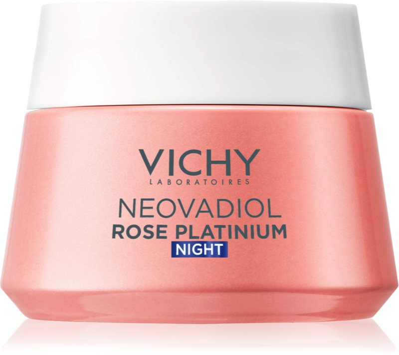 Vichy Neovadiol Rose Platinium cremă de noapte cu efect de iluminare și de regenerare pentru ten matur 50 ml