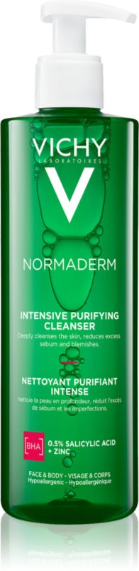 Vichy Normaderm Phytosolution gel intens pentru curatare impotriva imperfectiunilor pielii cauzate de acnee