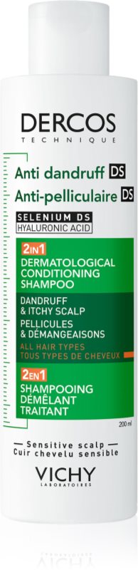 Vichy Dercos Anti-Dandruff sampon si balsam 2 in 1 anti matreata 200 ml