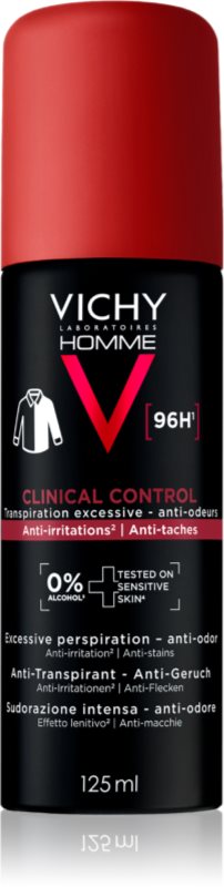 Vichy Homme Clinical Control deodorant spray impotriva transpiratiei excesive 125 ml