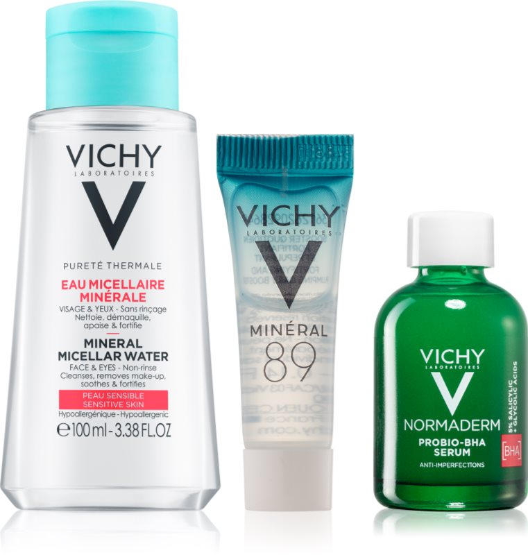 Vichy Normaderm Probio-BHA Set set cadou pentru pielea problematica 3 buc