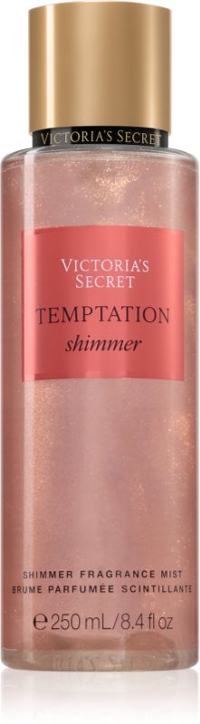 Victoria's Secret Temptation Shimmer spray pentru corp cu particule stralucitoare pentru femei 250 ml