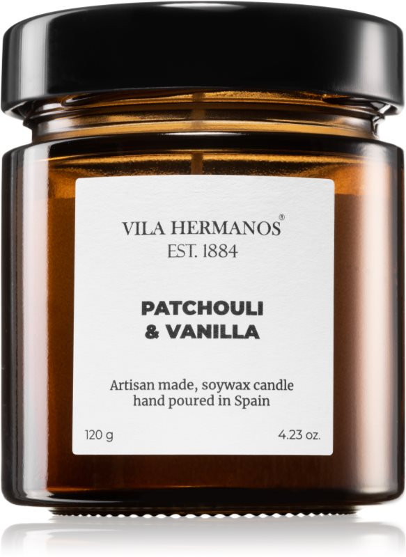 Vila Hermanos Apothecary Patchouli & Vanilla lumânare parfumată 120 g