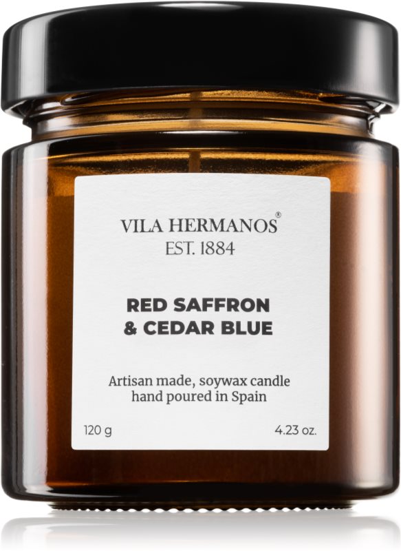 Vila Hermanos Apothecary Red Saffron & Cedar Blue lumânare parfumată 150 g
