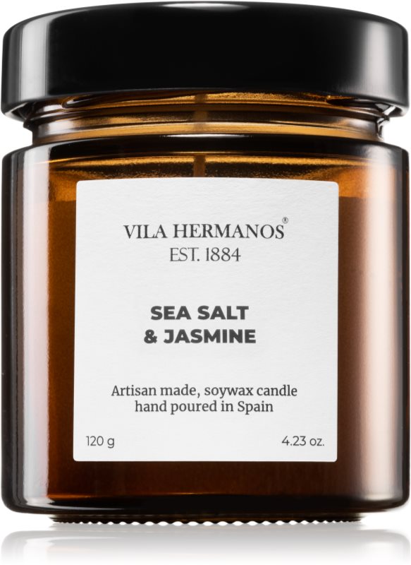Vila Hermanos Apothecary Sea Salt & Jasmine lumânare parfumată 120 g