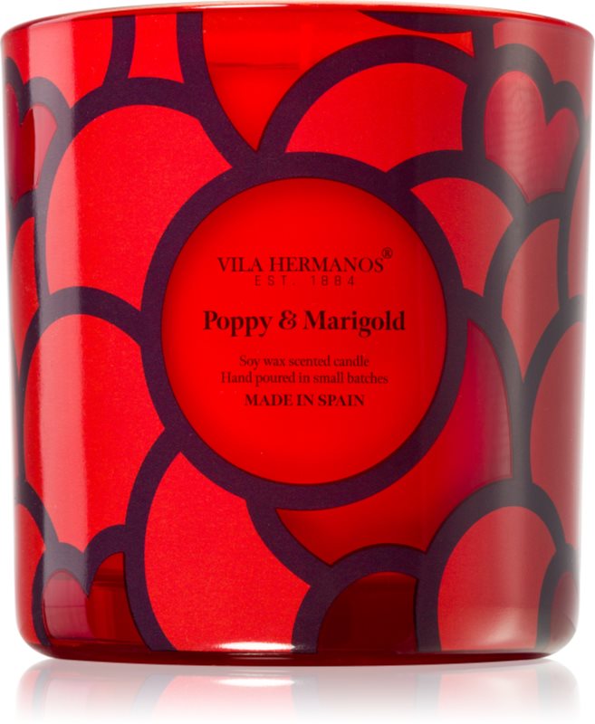 Vila Hermanos 70ths Year Poppy & Marigold lumânare parfumată