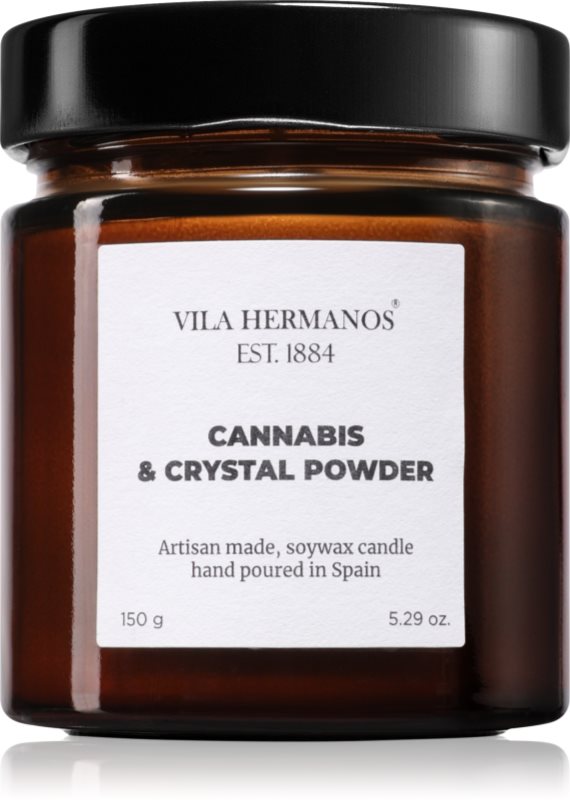 Vila Hermanos Apothecary Cannabis & Crystal Powder lumânare parfumată 150 g