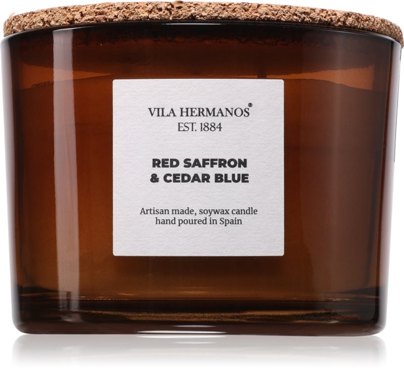 Vila Hermanos Apothecary Red Saffron & Cedar Blue lumânare parfumată 350 g