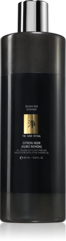 Vila Hermanos Suna No Gishiki Citron Noir (Kuro Remon) gel de duș cu efect de exfoliere 400 ml