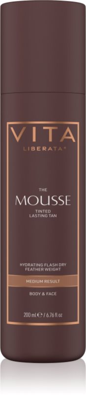 Vita Liberata Tanning Mousse Tinted spuma autobronzanta pentru corp culoare Medium 200 ml
