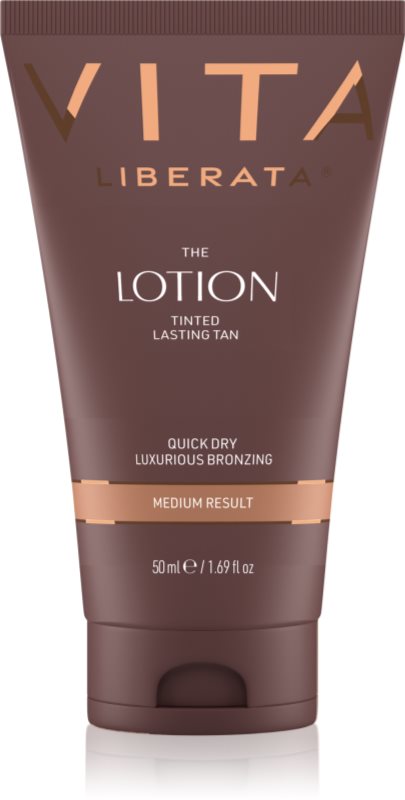 Vita Liberata Tinted Tanning Lotion lotiune autobronzanta pachet mic culoare Medium 50 ml