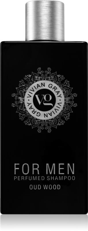 Vivian Gray Oud Wood șampon îngrijire pentru barbati produs parfumat 350 ml