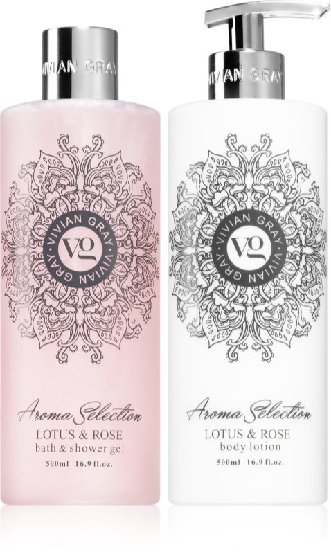 Vivian Gray Aroma Selection Lotus & Rose set cadou 2x500 ml