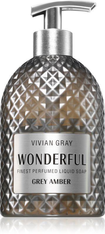 Vivian Gray Wonderful Grey Amber săpun lichid de lux de maini produs parfumat 500 ml