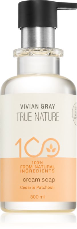 Vivian Gray True Nature Cedar & Patchouli sapun crema hidratant 300 ml