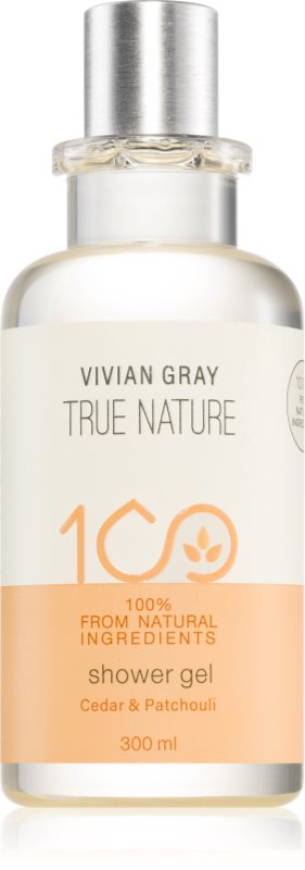 Vivian Gray True Nature Cedar & Patchouli gel de dus revigorant 300 ml