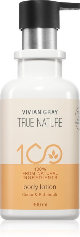 Vivian Gray True Nature Cedar & Patchouli lotiune de corp hranitoare 300 ml