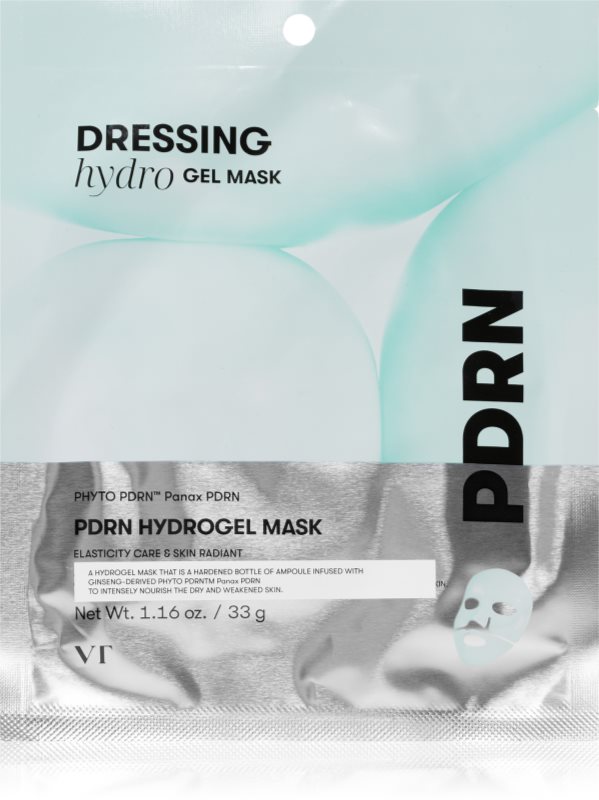 VT Cosmetics PDRN Hydrogel Mask mască intensă cu hidrogel cu efect de întărire 33 g