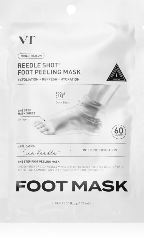 VT Cosmetics Reedle Shot Foot Peeling Mask sosete exfoliante pentru hidratarea picioarelor 1 pereche