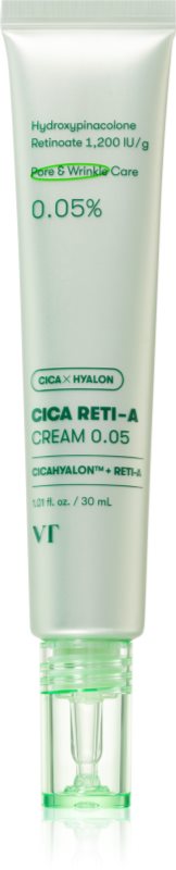 VT Cosmetics Cica Reti-A Cream 0,05 crema de noapte intensiva cu retinol 30 ml