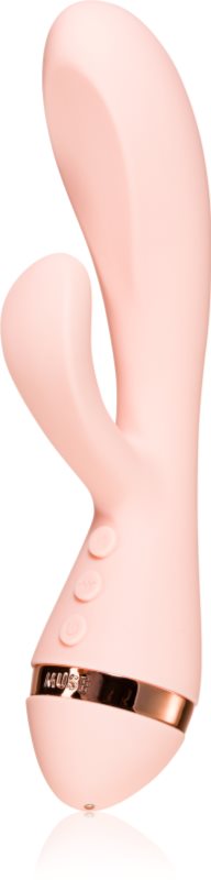 Vush Muse Rabbit vibrator cu stimularea clitorisului Pink 20 cm
