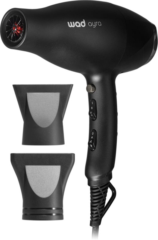 Wad Ayra Hair Dryer Chrome uscator de par Black 1 buc