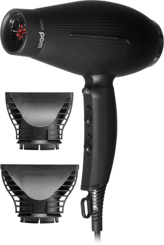 Wad Mito Hair Dryer Chrome uscator de par Black 1 buc