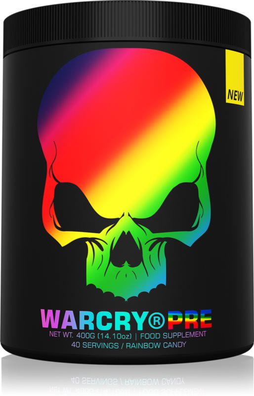 Warcry Pre favorizează performanțele sportive aroma Rainbow Candy 400 g