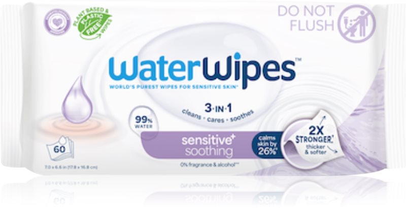 WaterWipes Soothing Clean servetele delicate pentru copii 60 buc