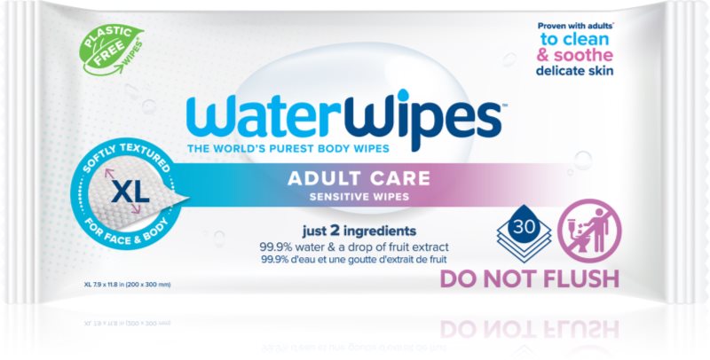 WaterWipes Adult Care Șervețele umede pentru adulți