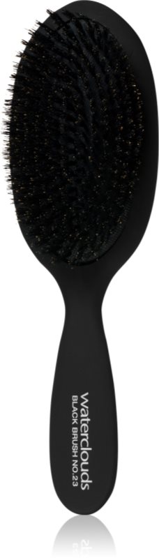 Waterclouds Black Brush Äkta Oval perie pentru păr 1 buc