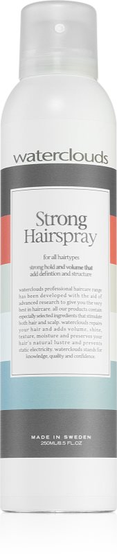 Waterclouds Strong spray de păr cu fixare puternică 250 ml
