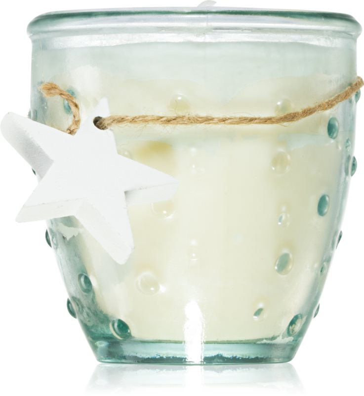 Wax Design Recycled Glass Chamomile Flower lumânare parfumată 9 cm