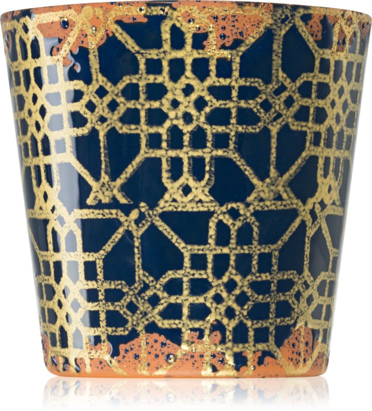 Wax Design Lattice Midnight Blue Spa Water lumânare parfumată