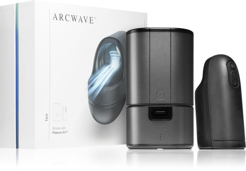 ARCWAVE ION Stroker masturbator vibrator pentru bărbați Black 10.7 cm