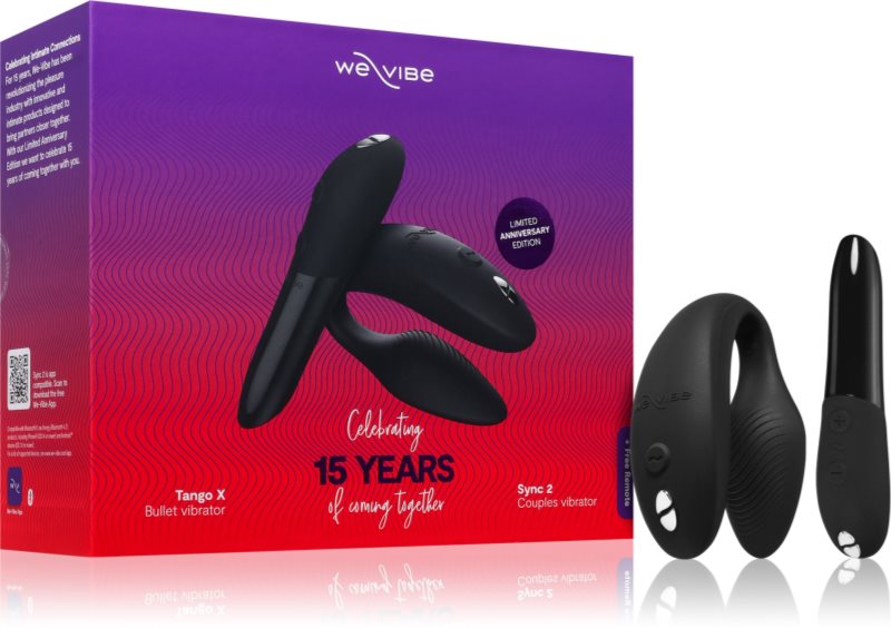 WE-VIBE 15 Year Anniversary Collection Sync 2 + Tango X set de jucării sexuale