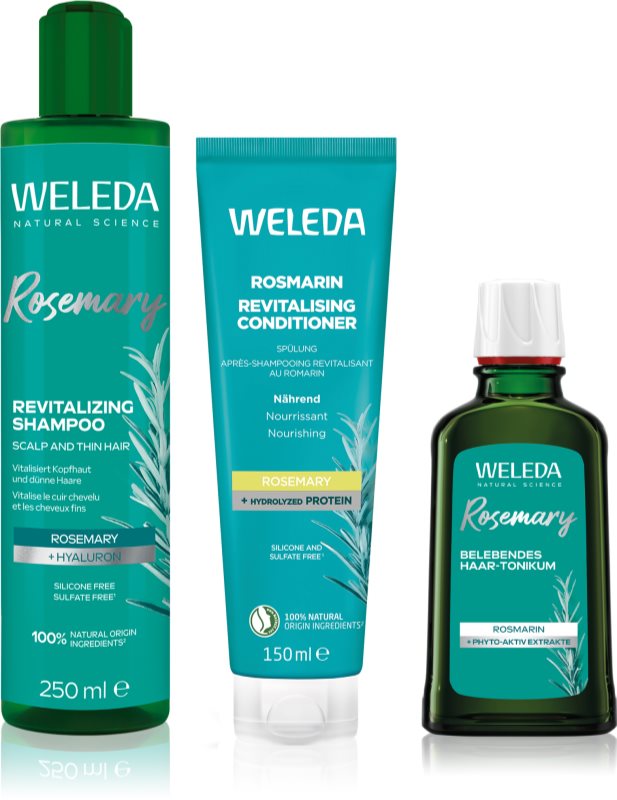 Weleda Rosemary set pentru întărirea și creșterea părului