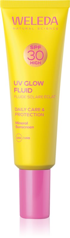 Weleda UV Glow Fluid fluid piele pentru o piele mai luminoasa SPF 30 30 ml