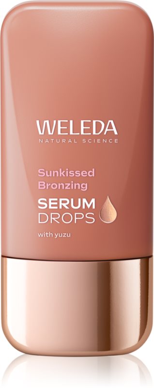 Weleda Serum Drops Sunkissed Bronzing ser facial hidratant cu efect delicat de bronz 30 ml