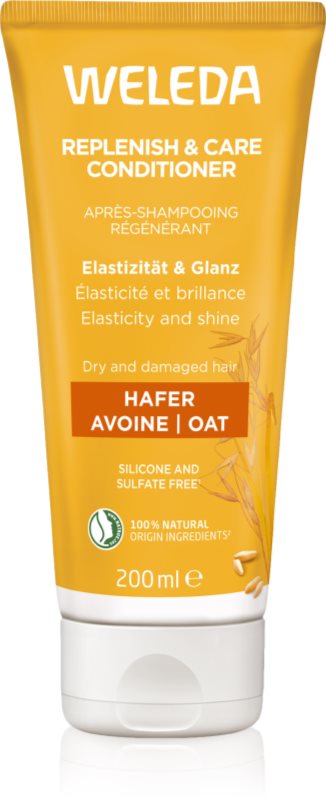 Weleda Oat balsam regenerator pentru păr uscat și deteriorat 200 ml
