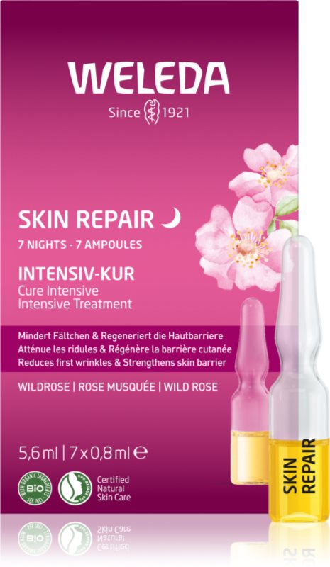 Weleda Wild rose tratament intensiv pentru primele riduri 7x0,8 ml