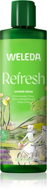 Weleda Refresh cremă pentru duș cu efect revigorant Citrus 400 ml