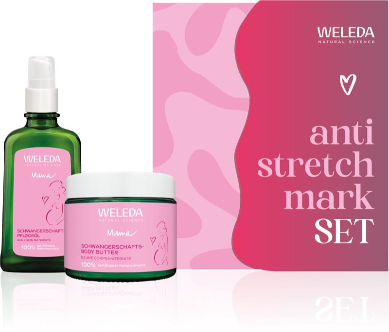 Weleda Mama Nature's Strength Against Stretch Marks set pentru prevenirea si diminuarea vergeturilor
